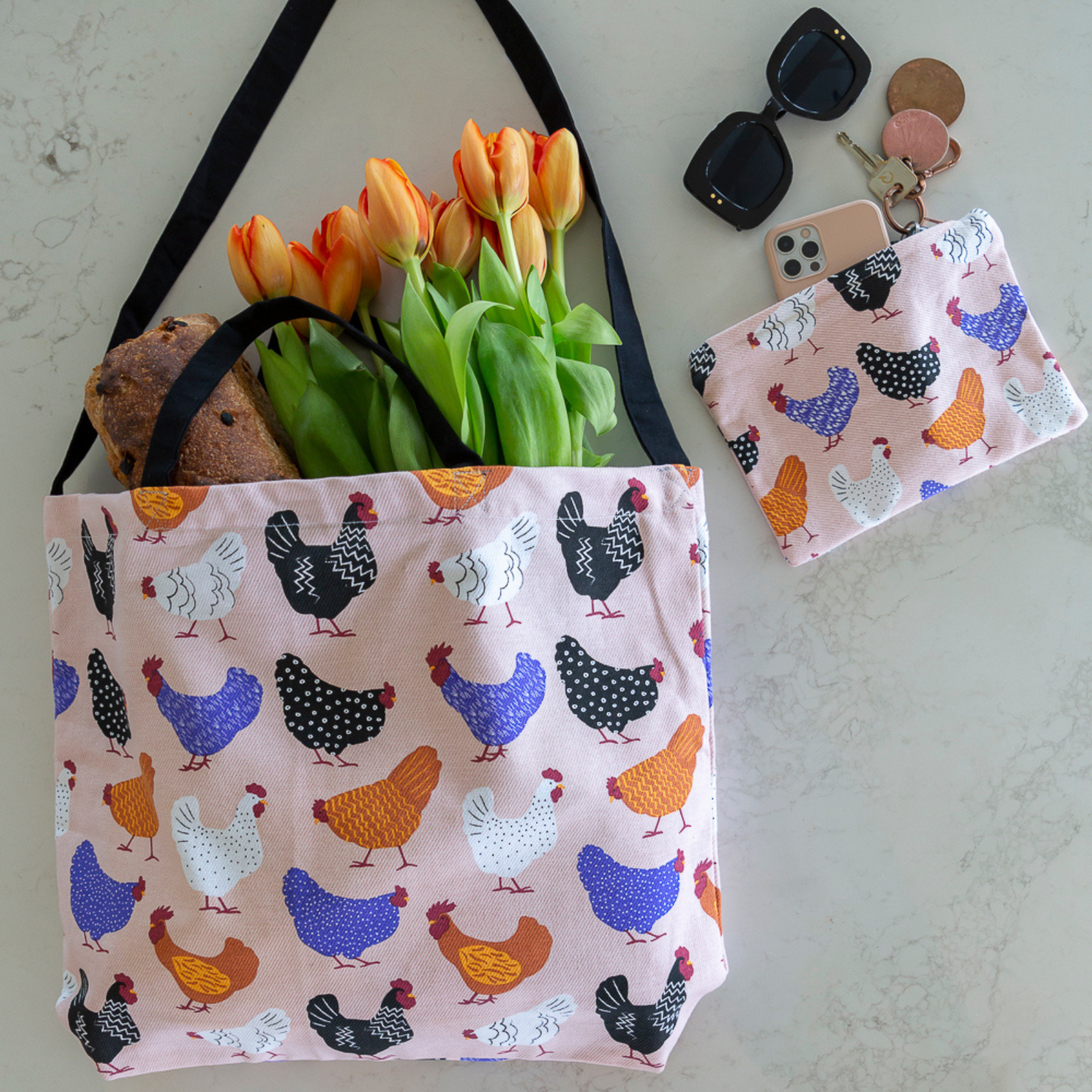 TOTE BAGS + ZIP POUCH
