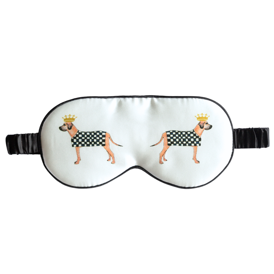Silk Sleep Eye Mask - Royal Hound