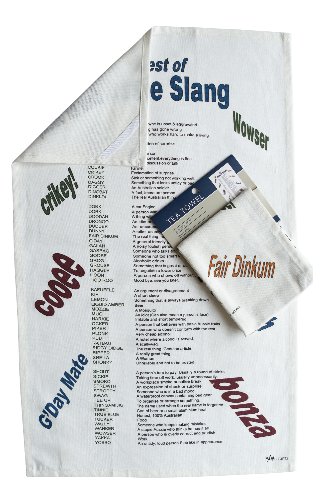 Tea Towel - Aussie Slang