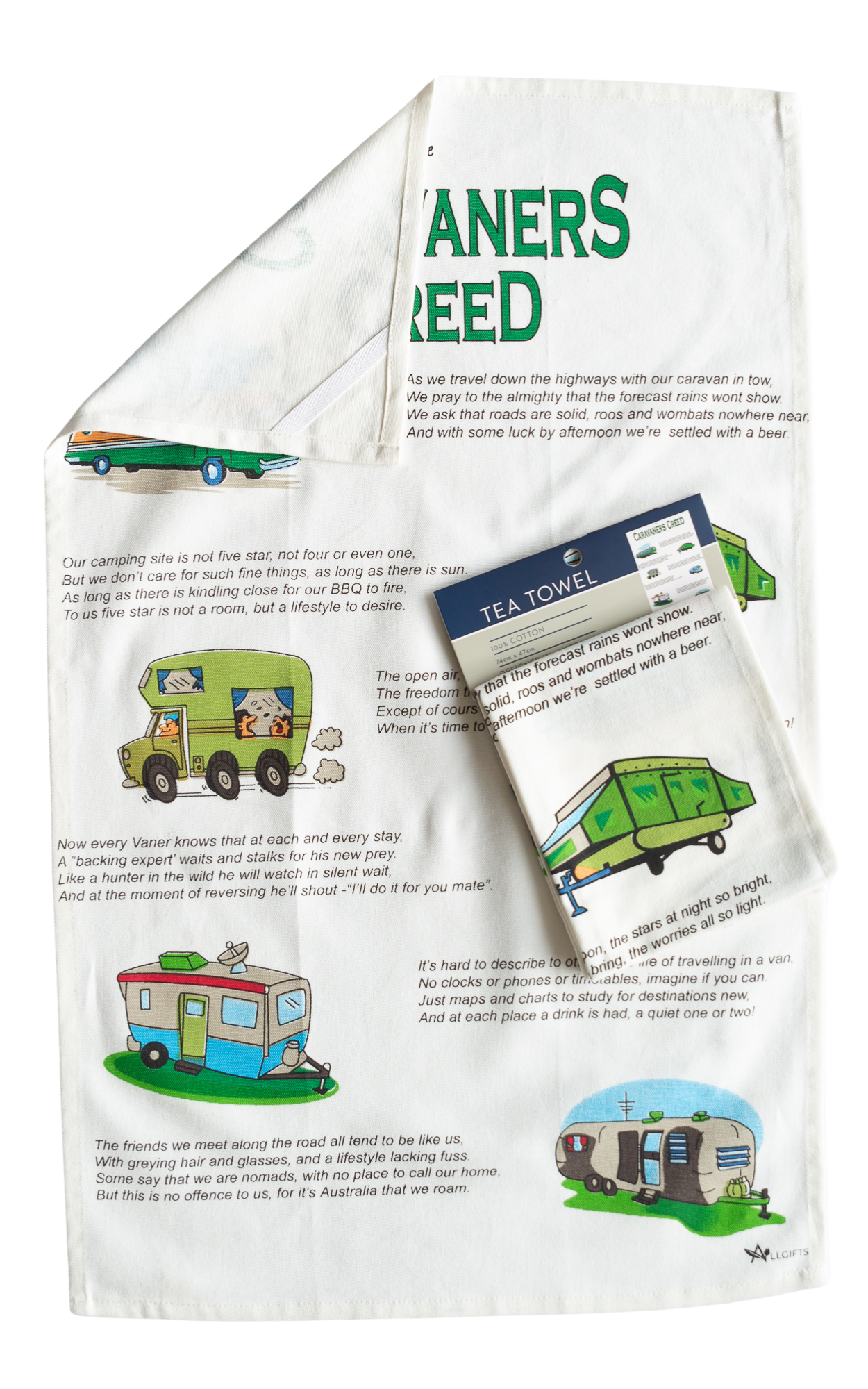 Tea Towel - Caravaners Creed