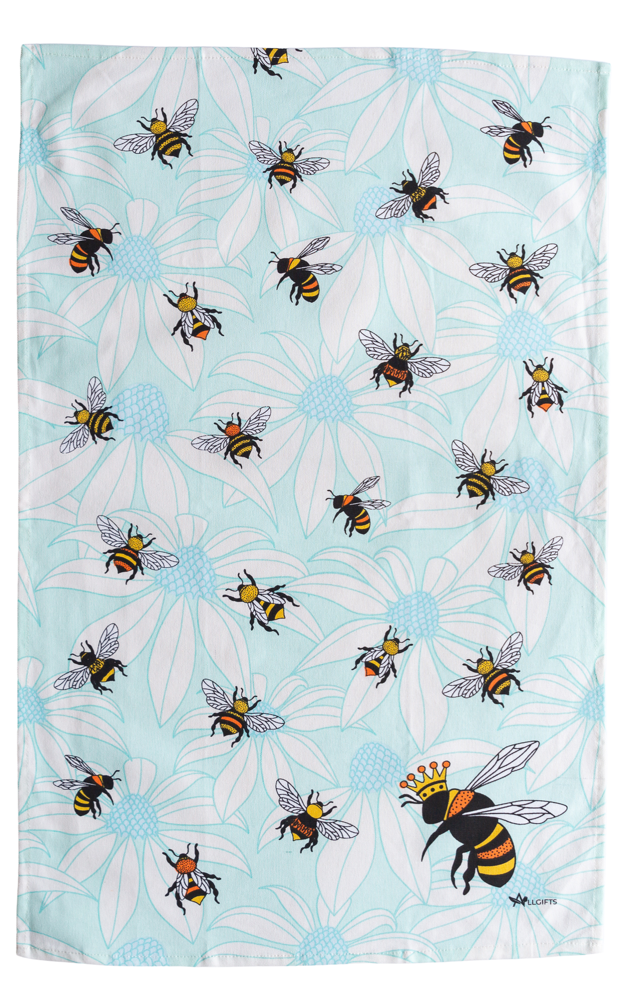 Tea Towel - Flower Bees