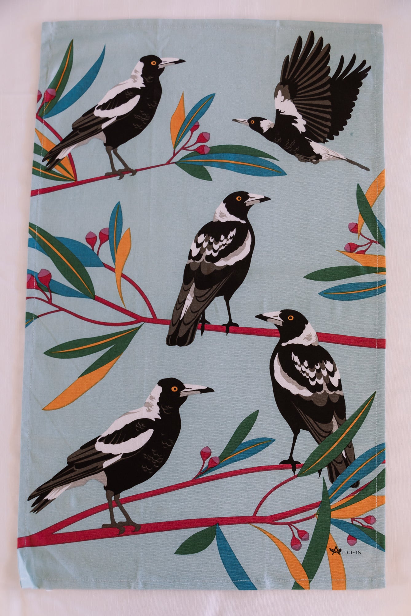 Tea Towel - Magpies