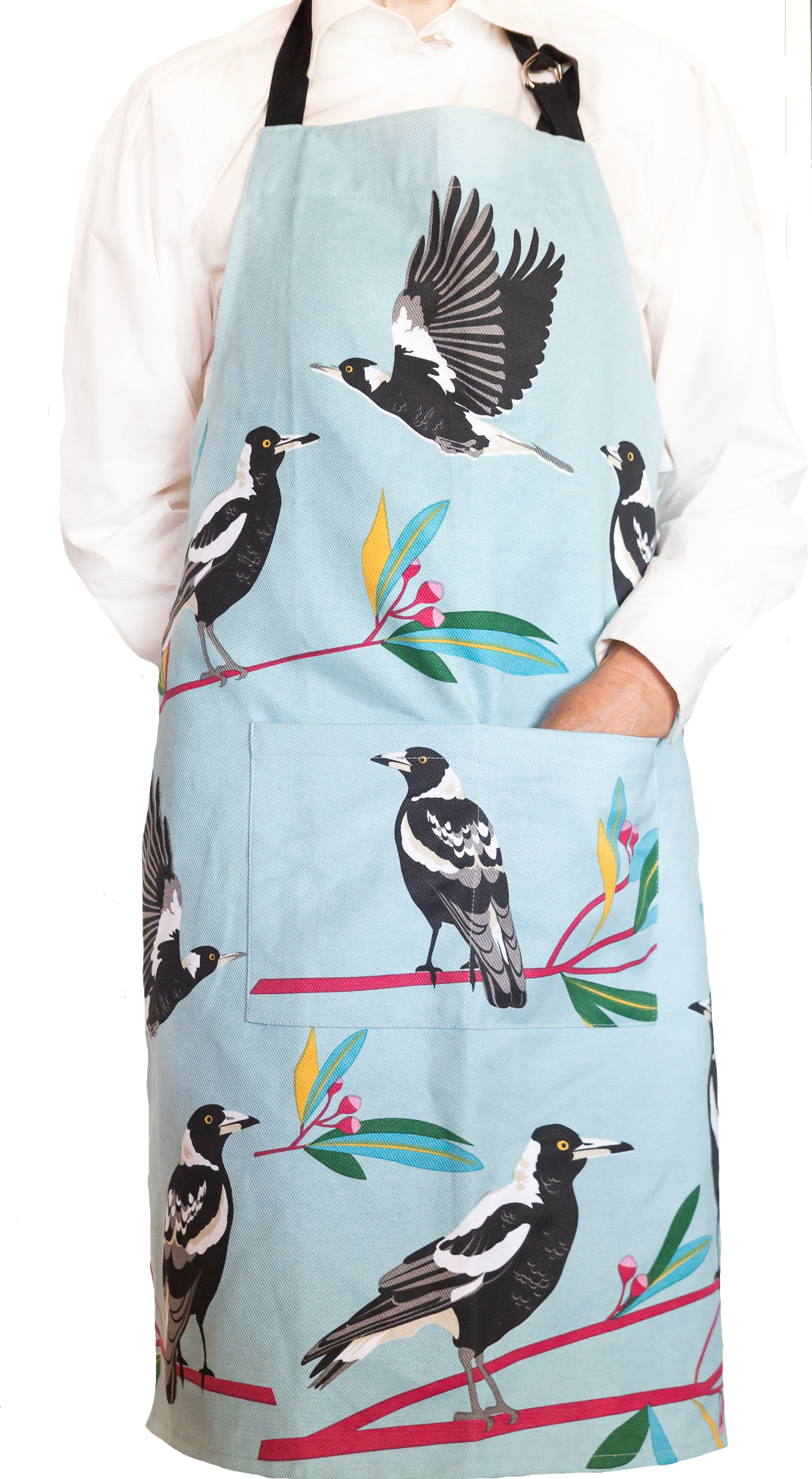 Apron (Heavy Drill) - Magpies