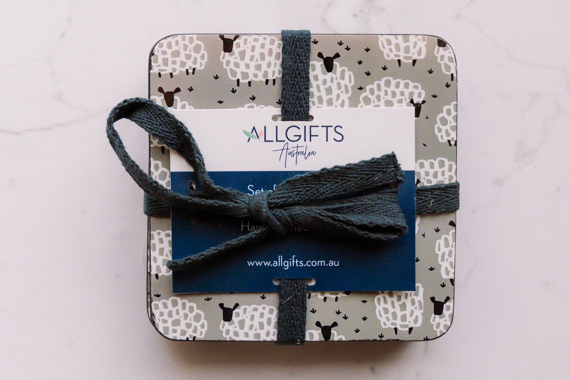 Coasters (set of 4) - Grey Sheep