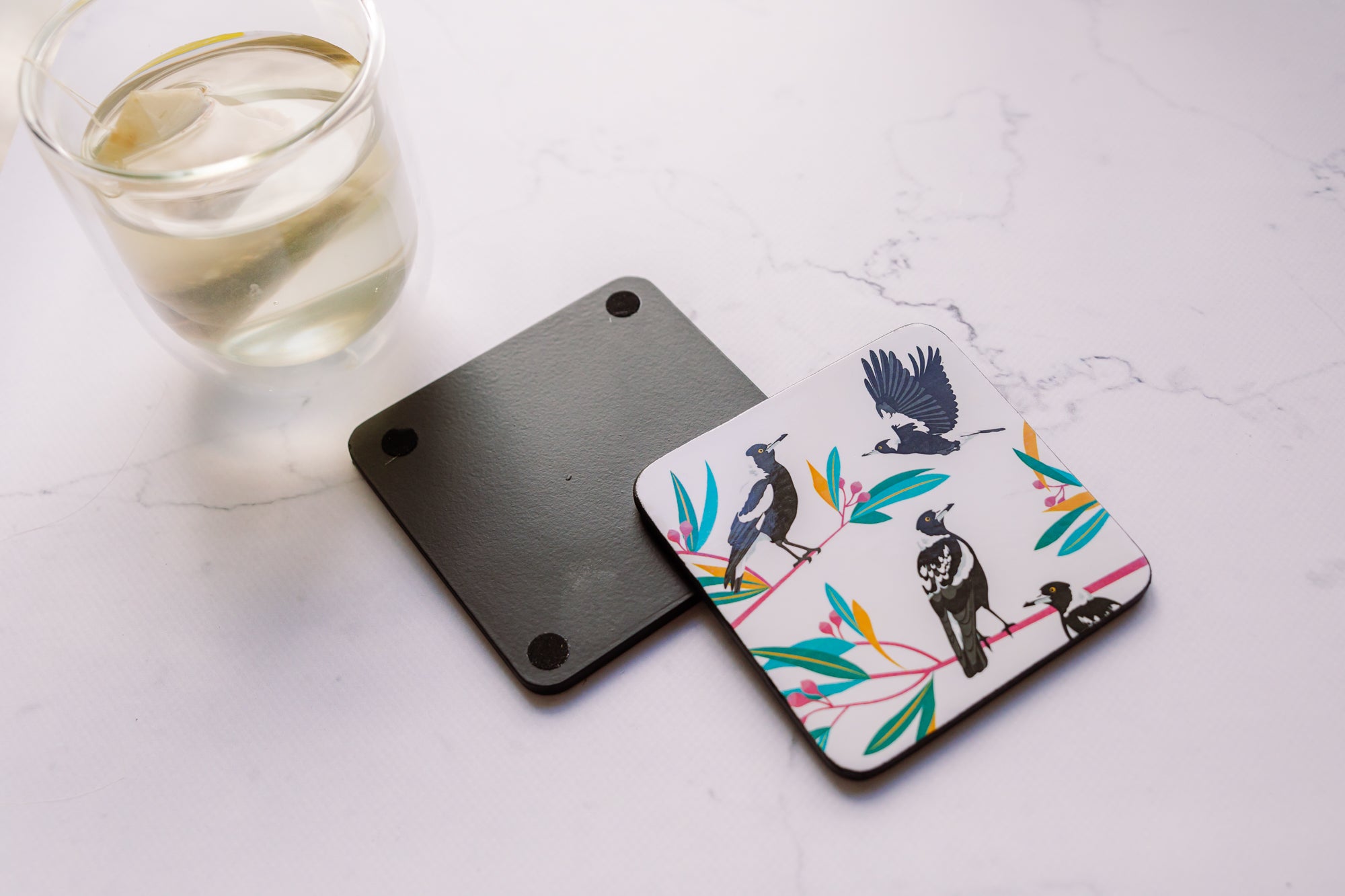 Coasters (set of 4) - Magpies