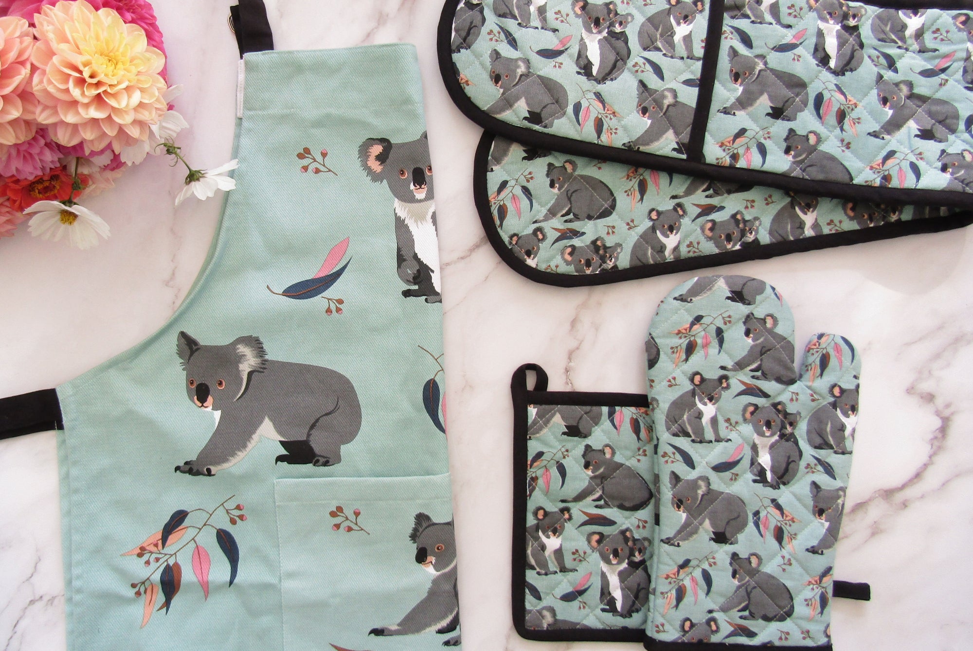 Double Oven Glove - Koalas