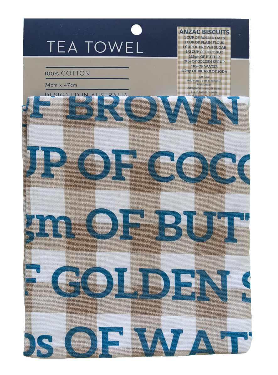 Tea Towel - Anzac Biscuits