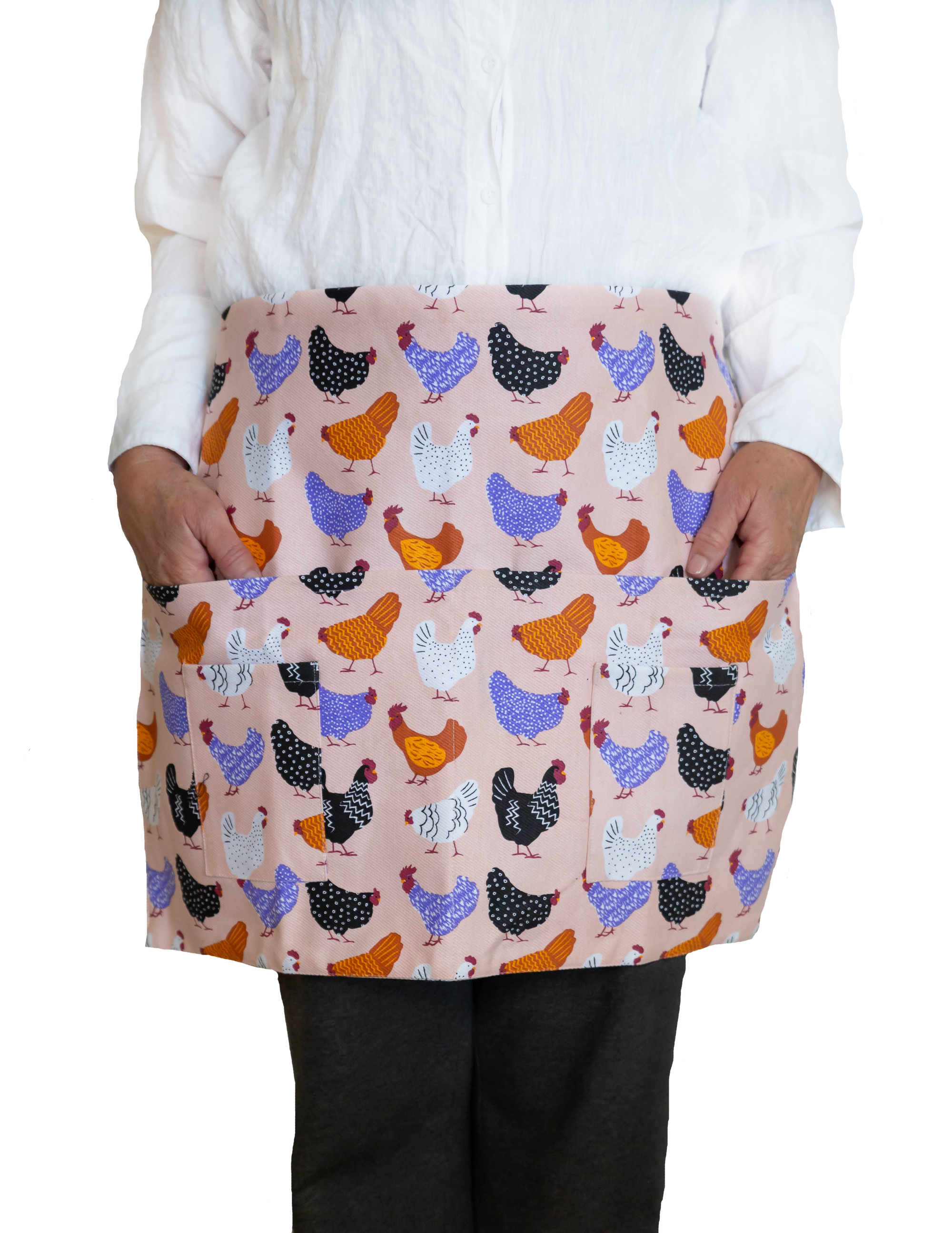 Apron (Heavy Drill) Waist - Bright Hens