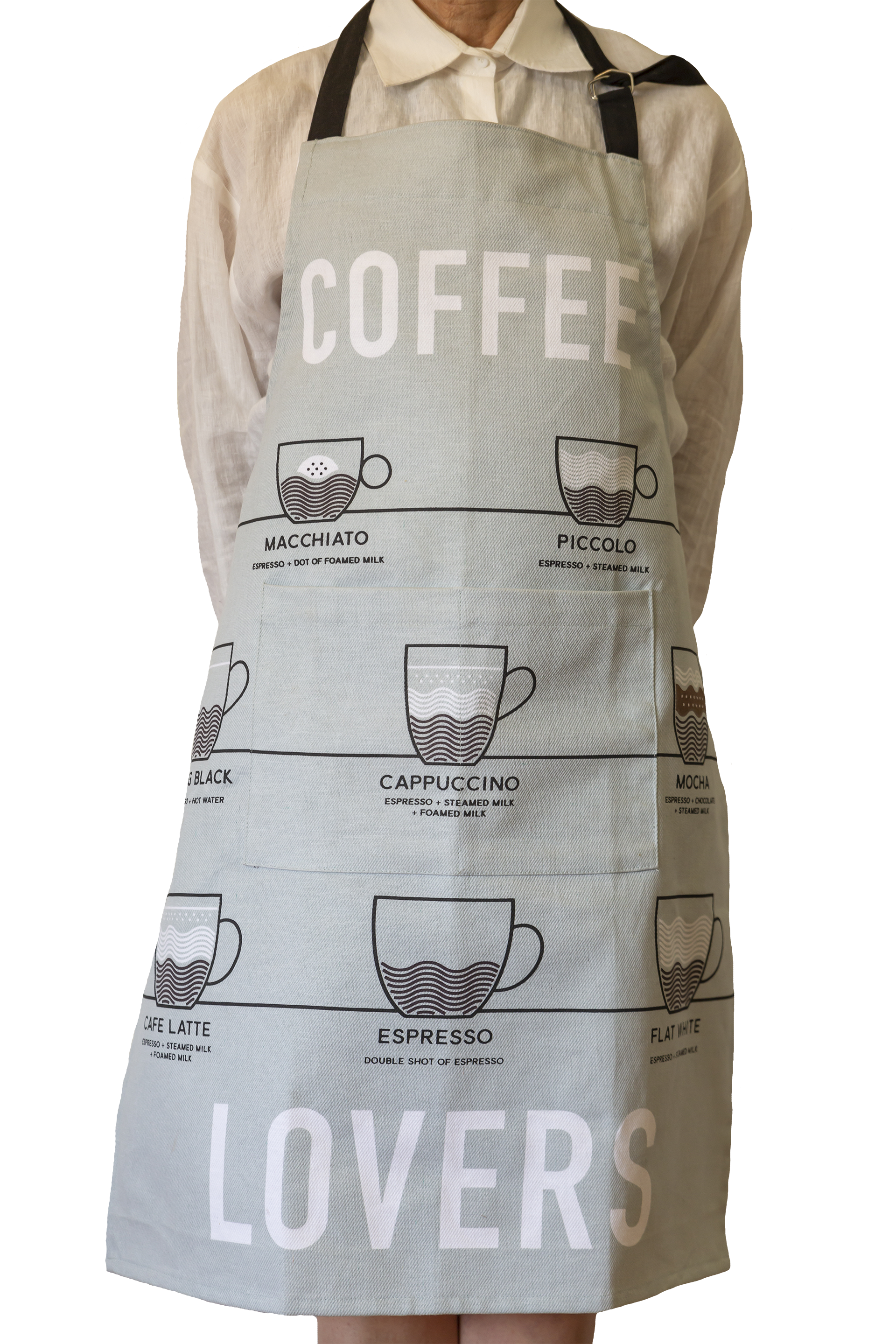 Apron (Heavy Drill) - Coffee Lovers