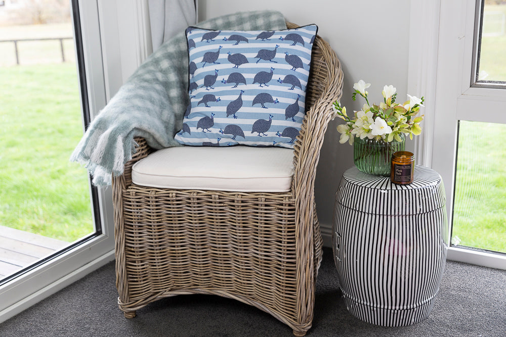 Cushion (with insert) - Guinea Fowl