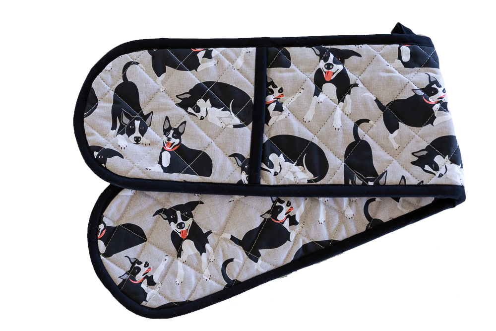 Double Oven Glove - Farm Dogs