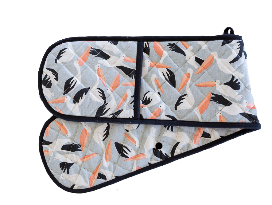 Double Oven Glove - Pelicans