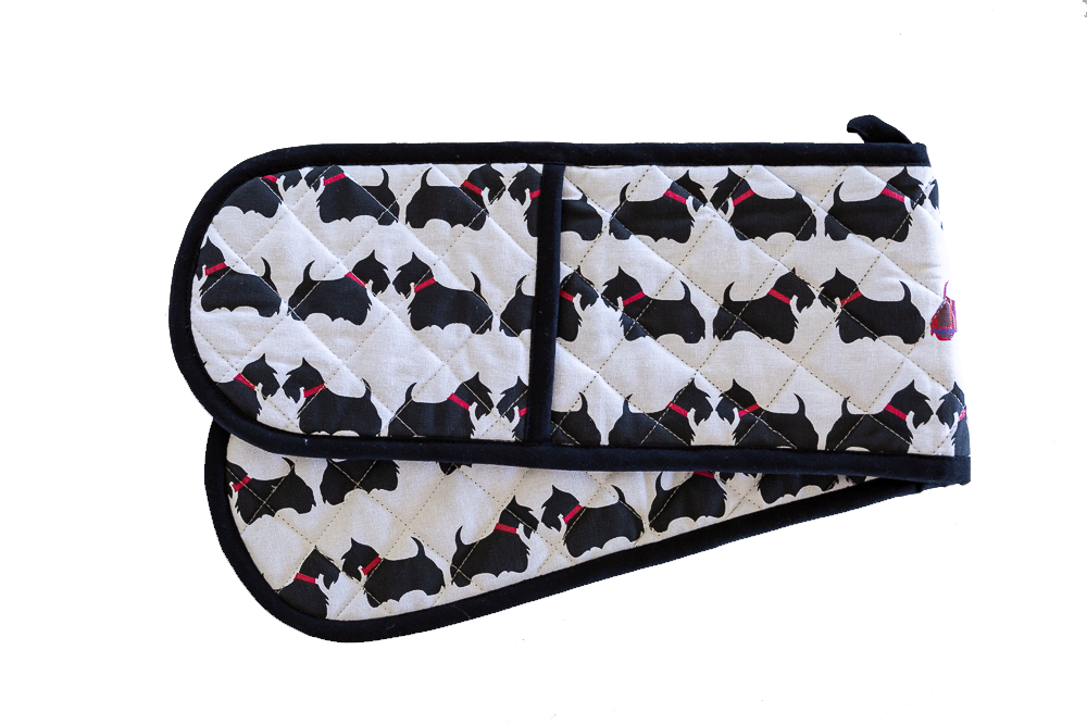 Double Oven Glove - Scottie Dogs