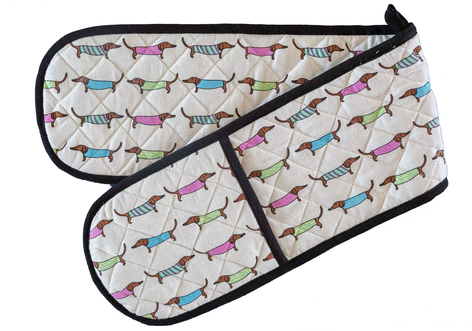 Double Oven Glove - Sausage Dogs