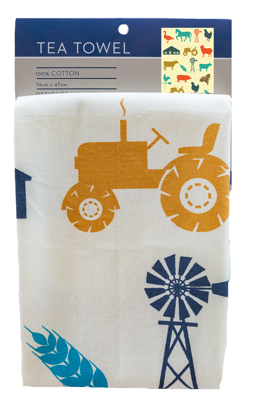 Tea Towel - Farm