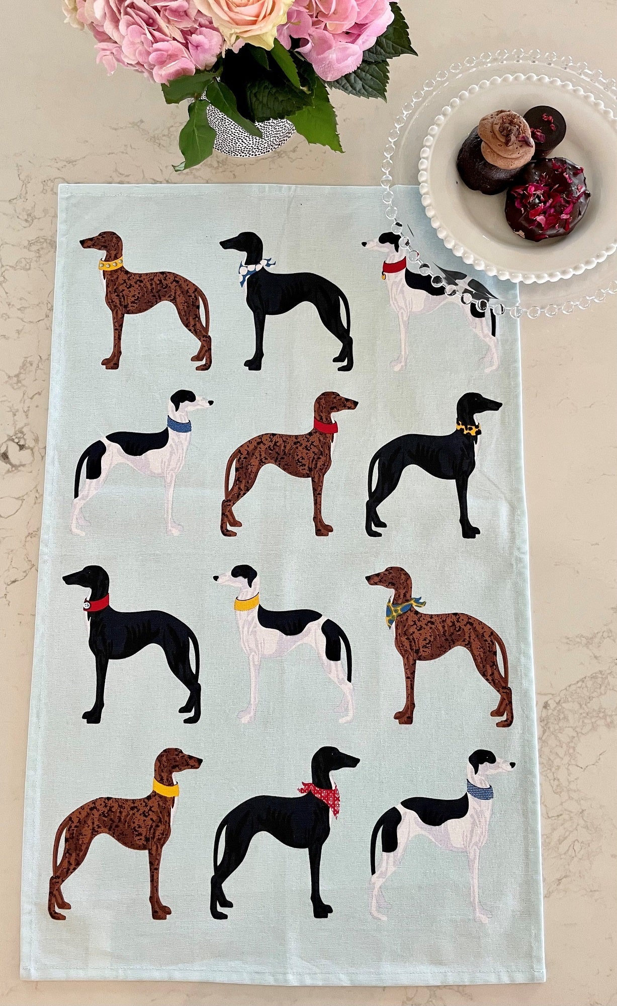 Tea Towel - Greyhound
