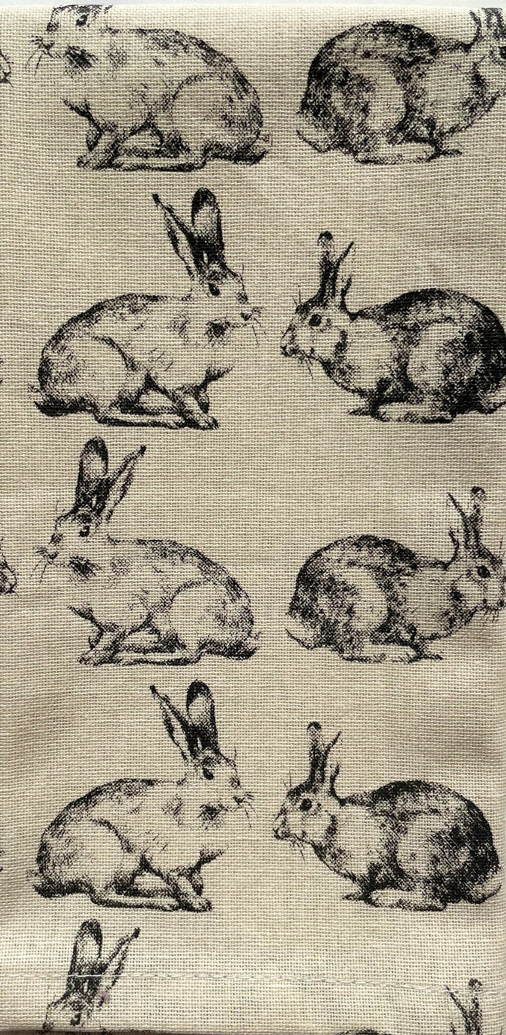 Cotton Napkins - Hares (Set of 4)