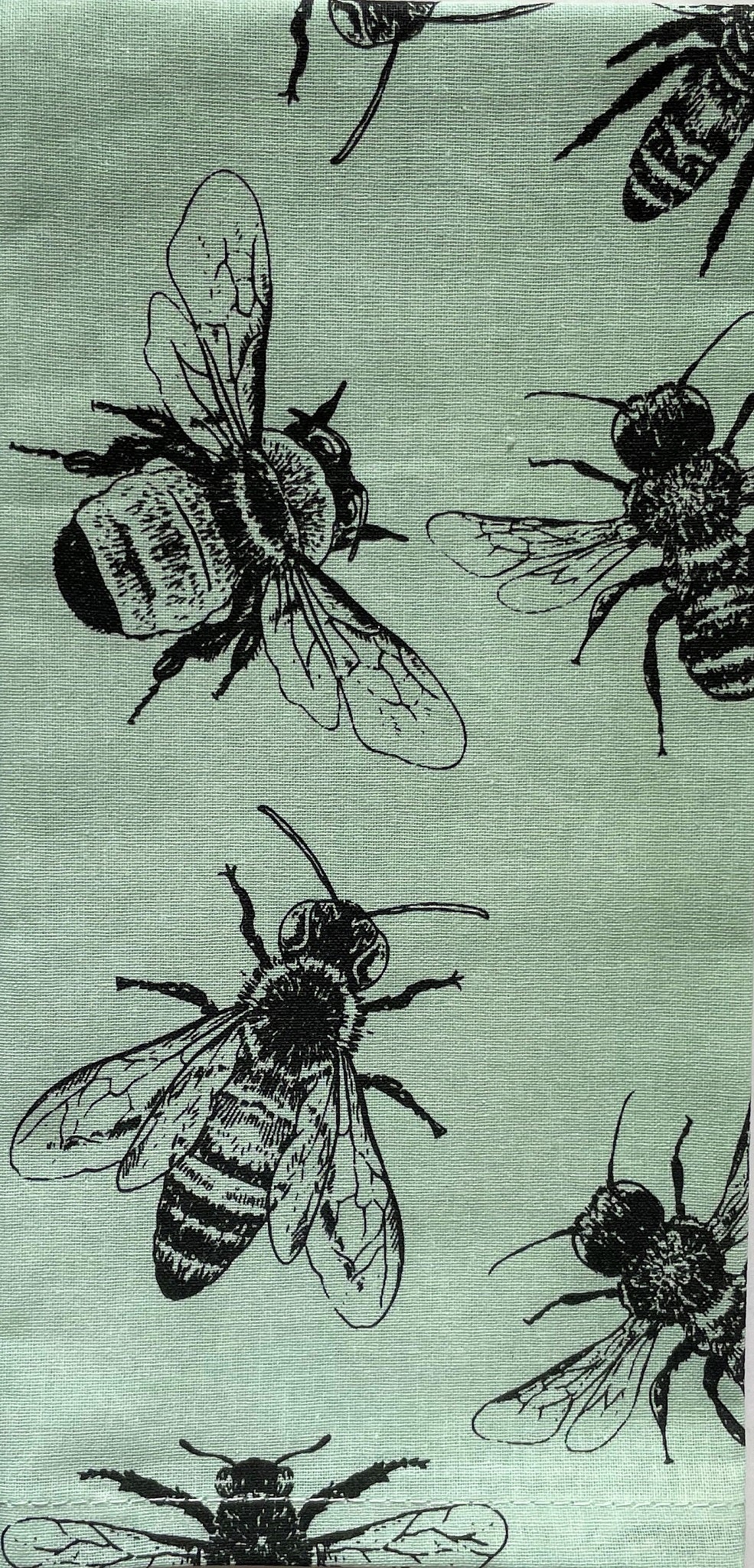 Cotton Napkins - Sketch Bees (Set of 4)