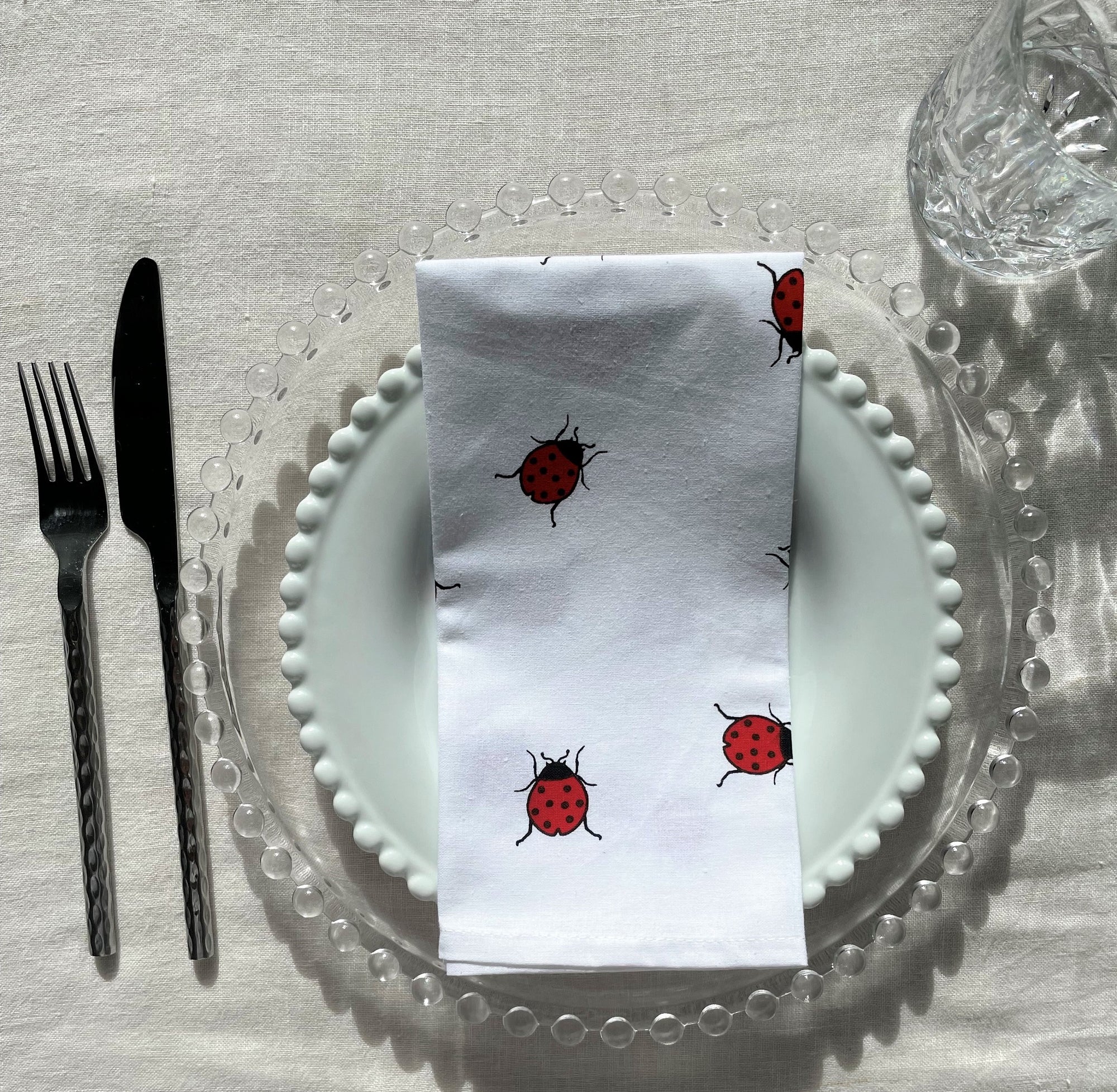 Cotton Napkins - Ladybird (Set of 4)