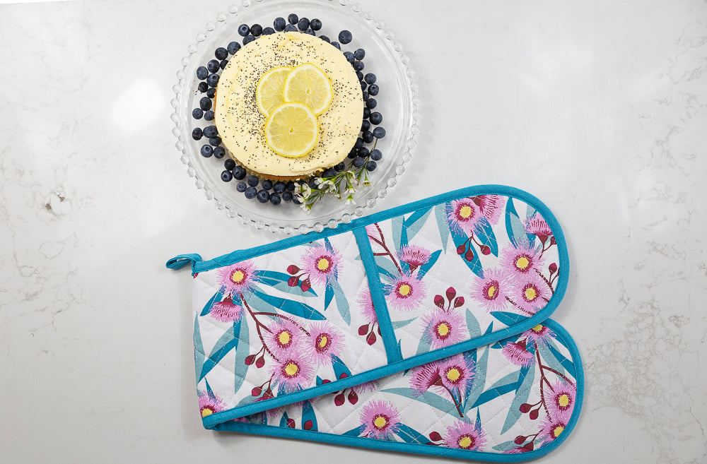 Double Oven Glove - Flowering Gum