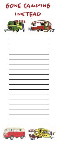 Jotter - Gone Camping Instead - Allgifts Australia