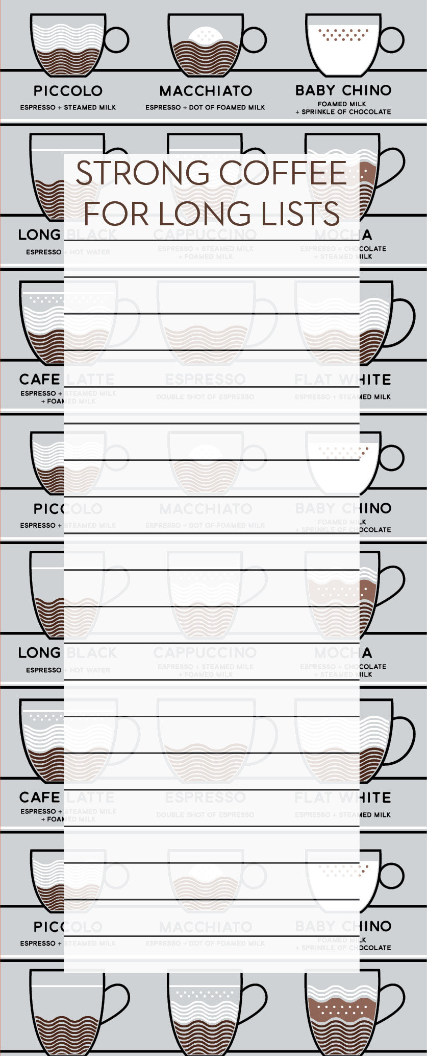 Jotter - Strong Coffee for Long Lists