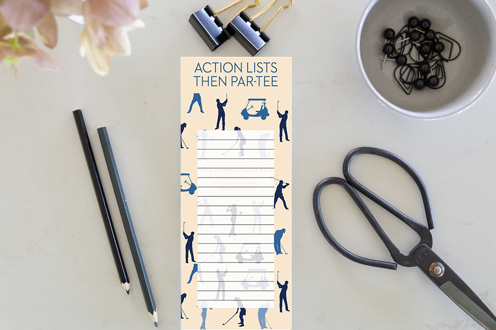 Jotter - Action Lists Then Par-Tee (Golf)