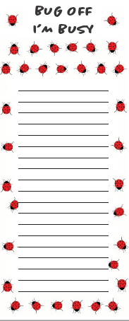 Jotter - Bug Off, I'm Busy - Allgifts Australia