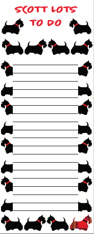 Jotter - Scott Lots To Do - Allgifts Australia