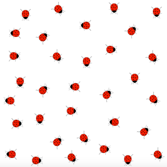 Cotton Napkins - Ladybird (Set of 4)