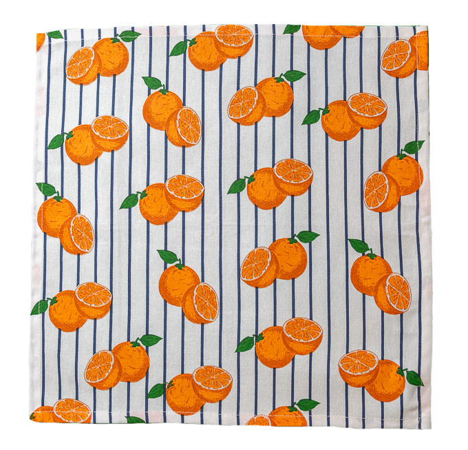 Cotton Napkins - Oranges (Set of 4)
