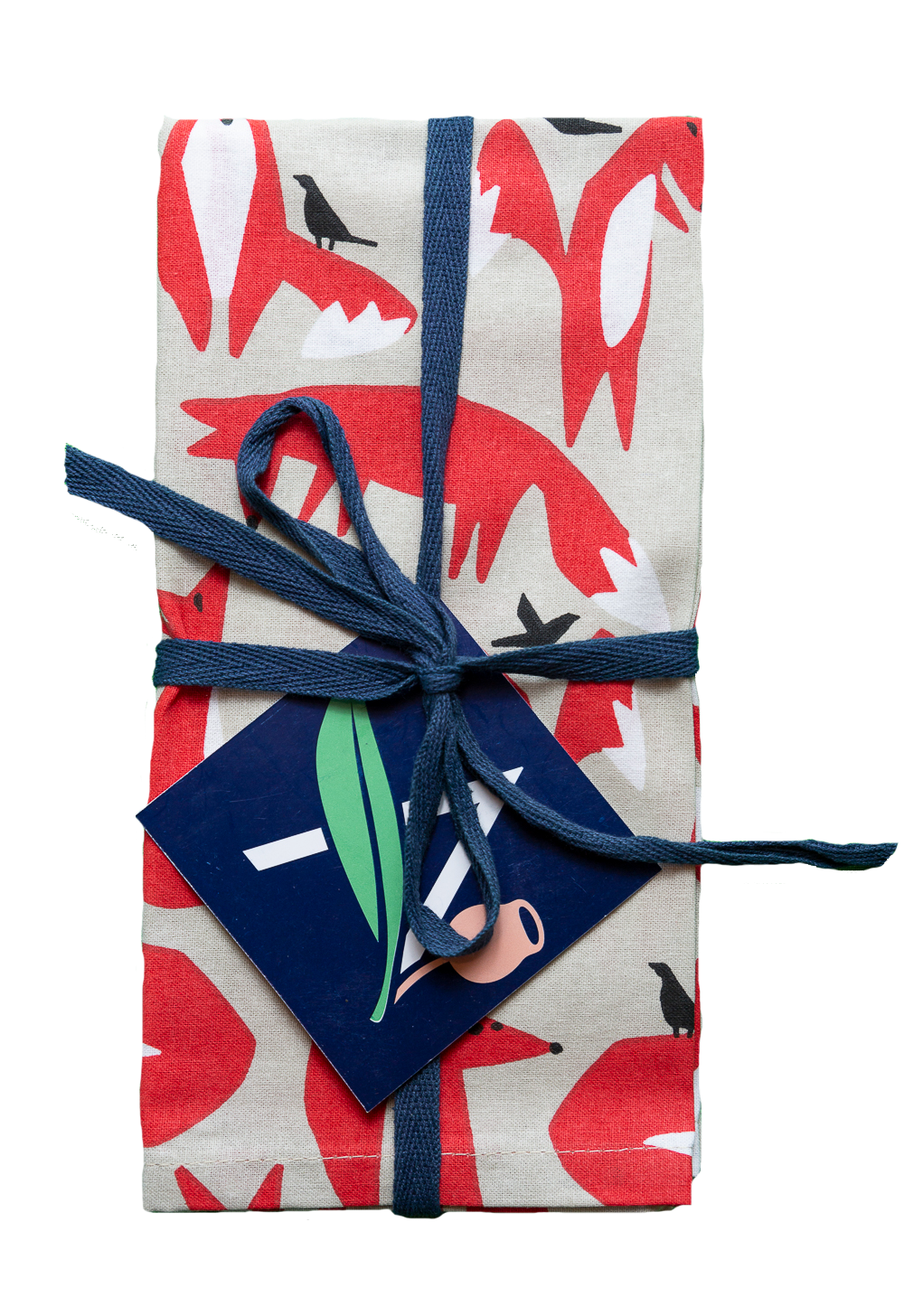 Cotton Napkins - Foxes (Set of 4)