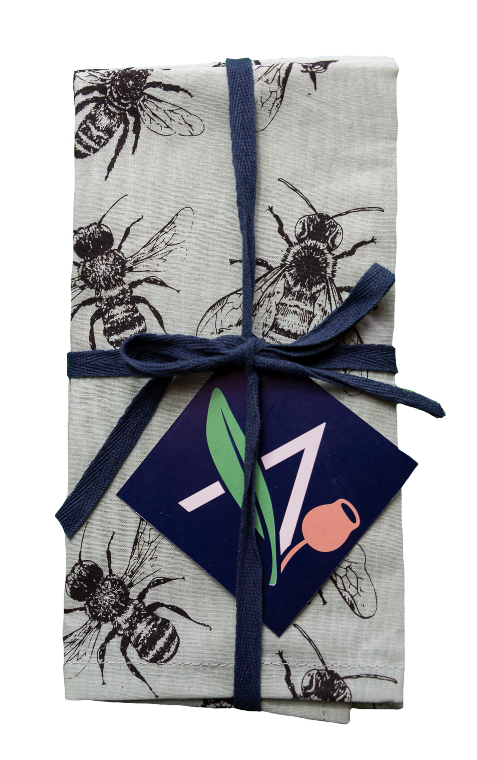 Cotton Napkins - Sketch Bees (Set of 4)