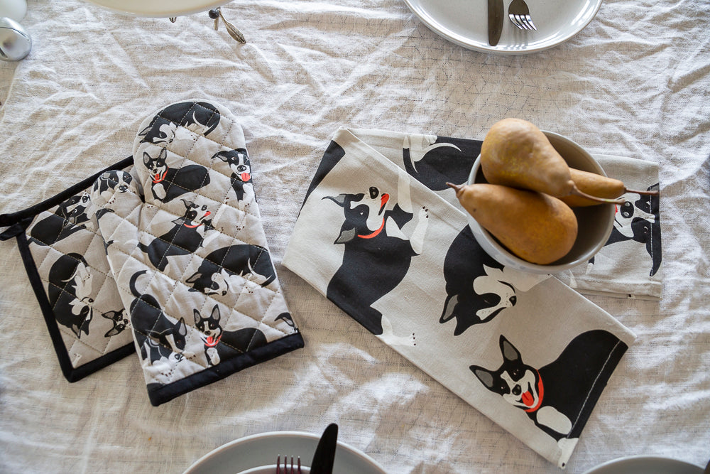 Tea Towel - Farm Dogs