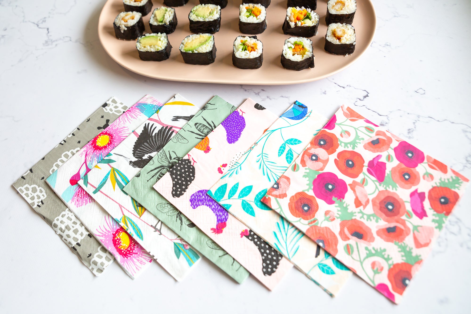 Paper Napkins - Poppies