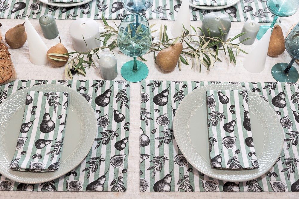 Placemats - Fig & Pears (Set of 4)