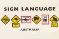 Postcard - Sign Language - Allgifts Australia