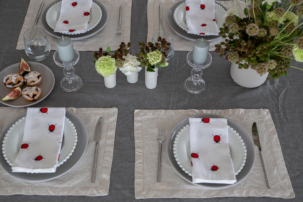Cotton Napkins - Ladybird (Set of 4)