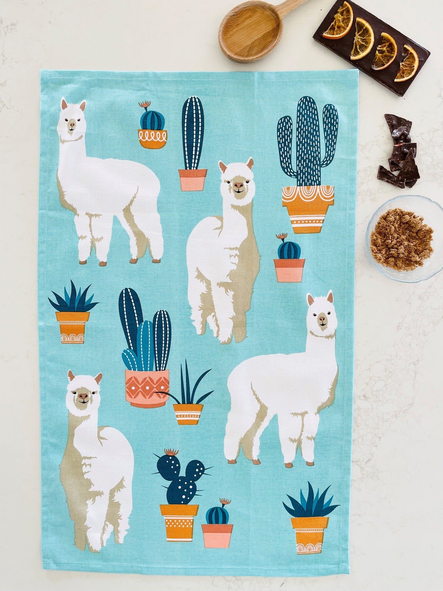 Tea Towel - Alpaca