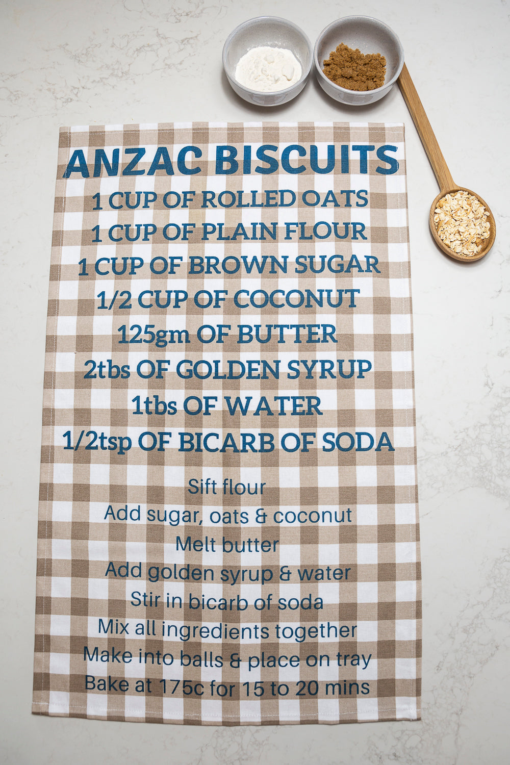 Tea Towel - Anzac Biscuits