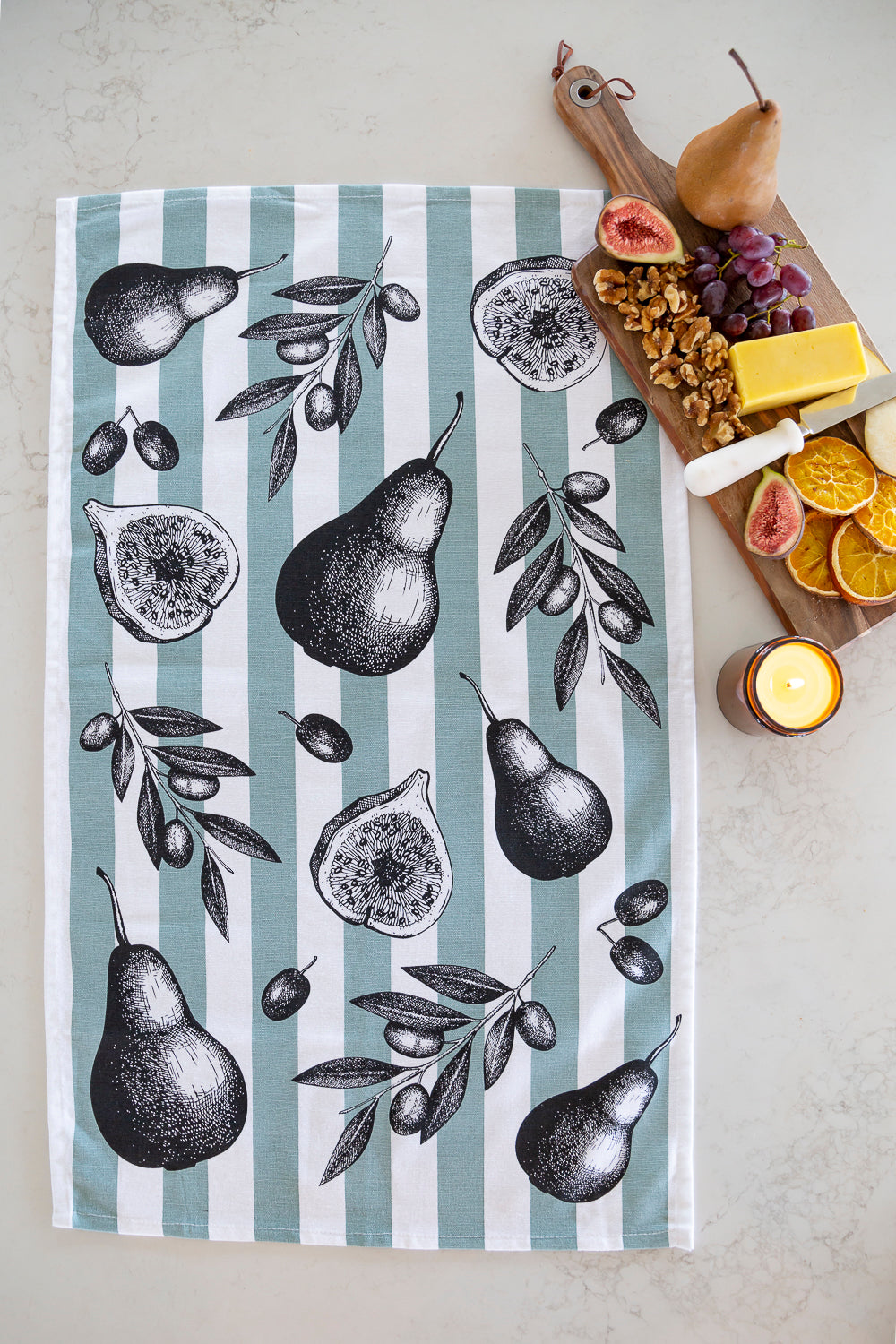 Tea Towel - Fig & Pears