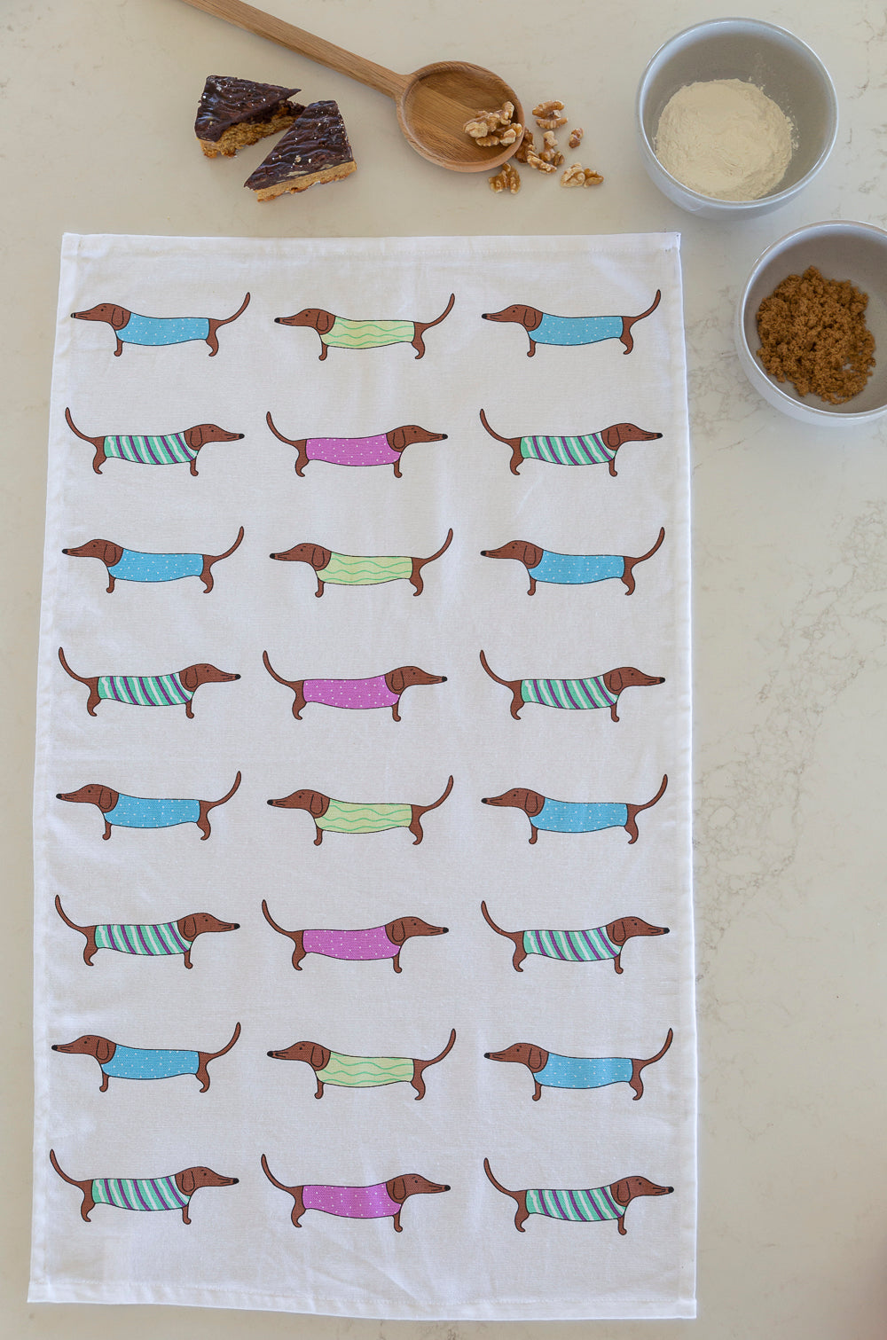 Tea Towel - Sausage Dogs