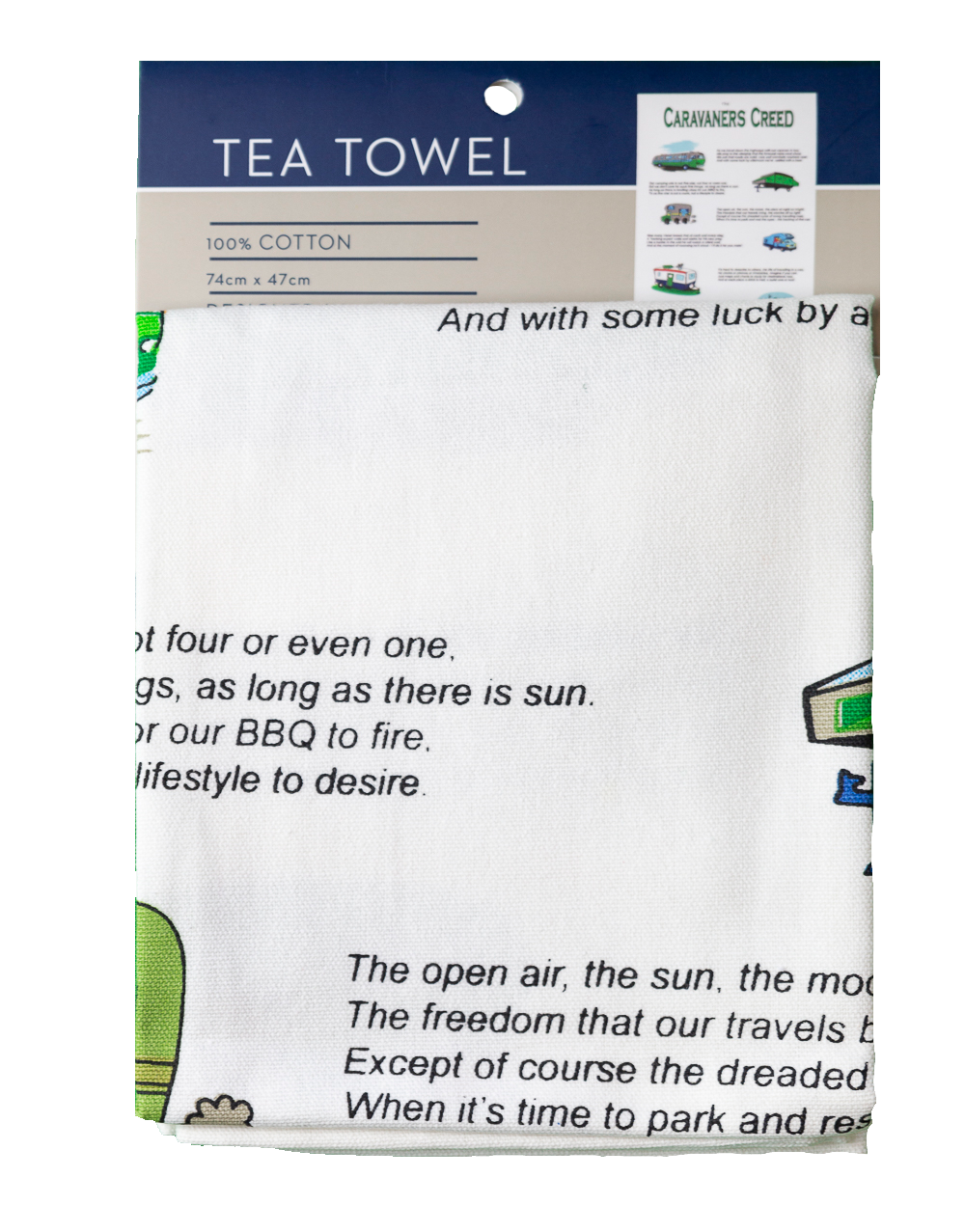 Tea Towel - Caravaners Creed