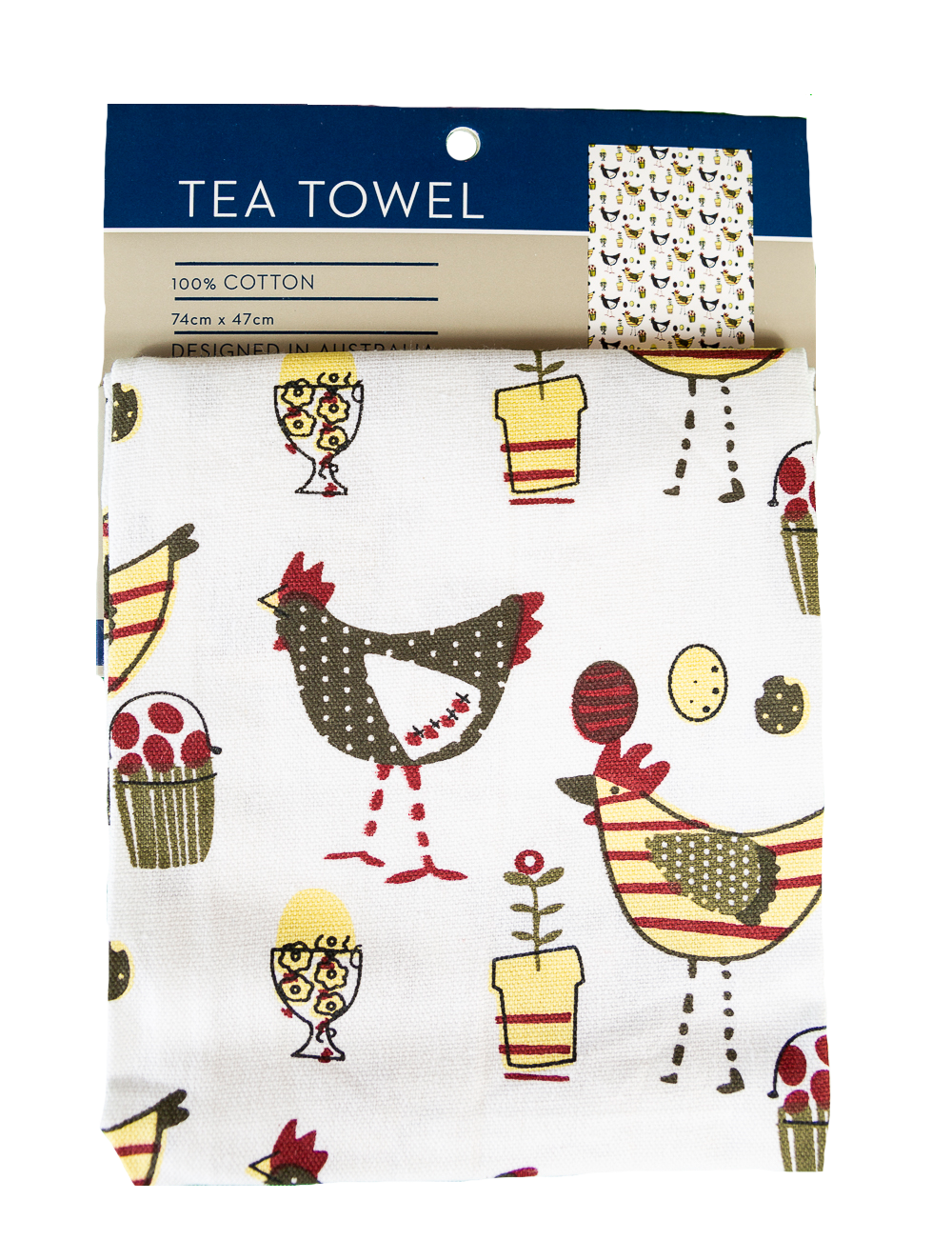 Tea Towel - Chickens