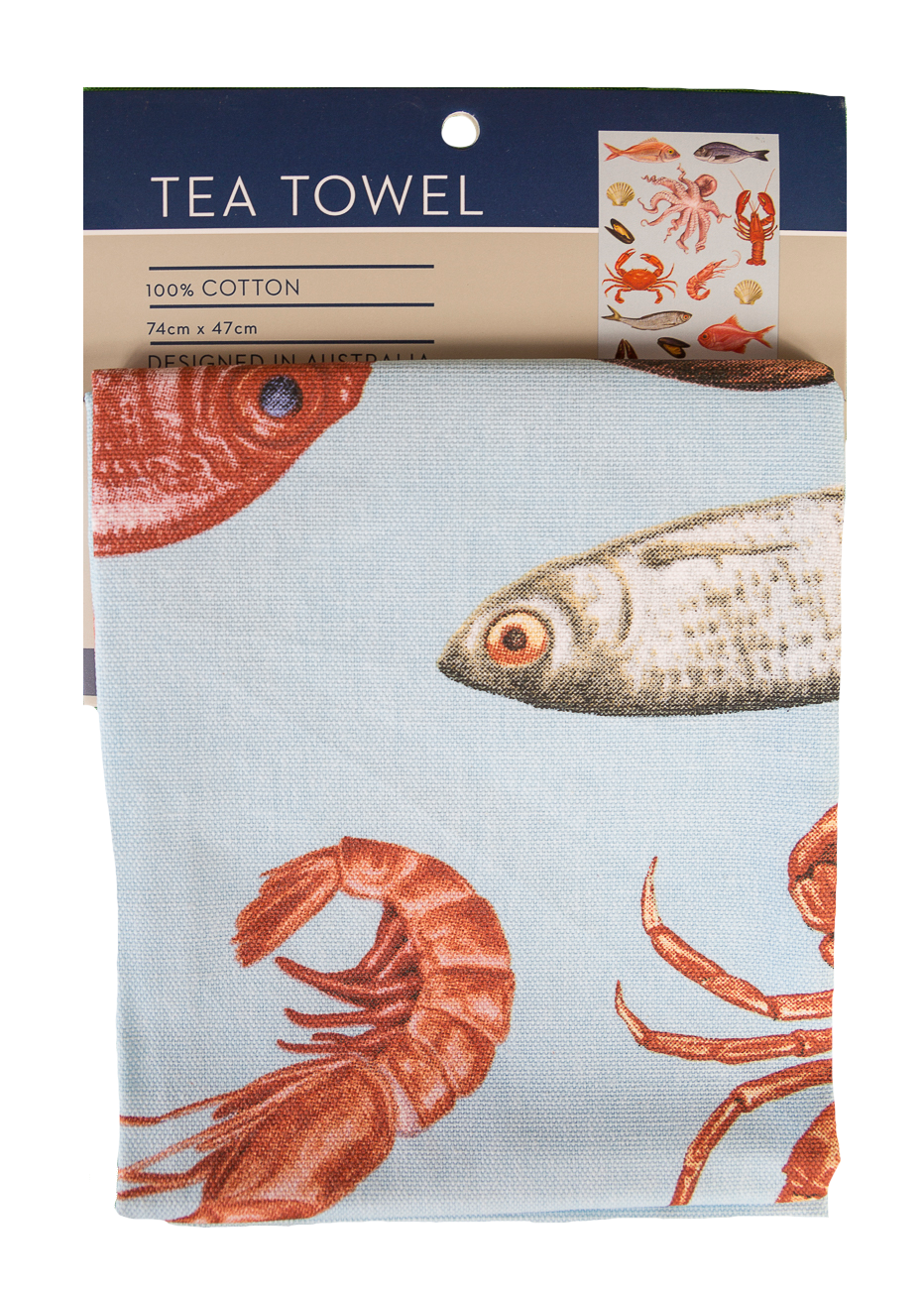 Tea Towel - Fisherman's Basket