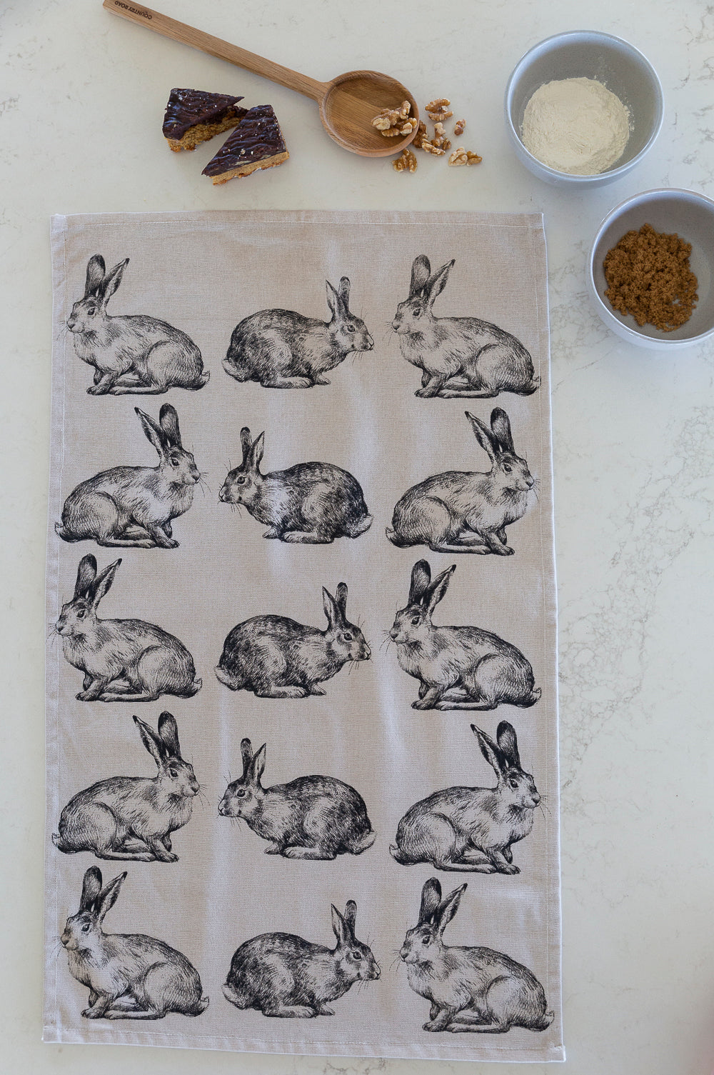 Tea Towel - Hares