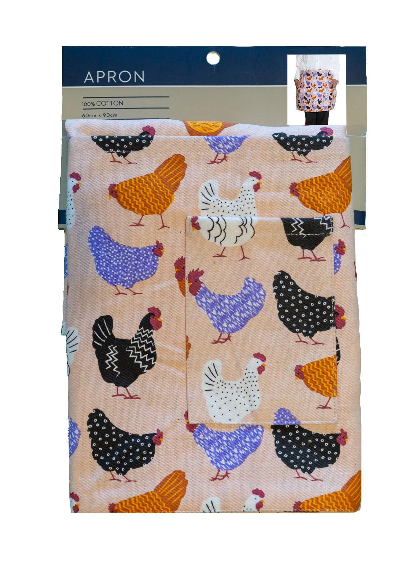 Apron (Heavy Drill) Waist - Bright Hens
