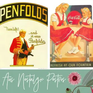 Nostalgic-Australian-Posters Allgifts Australia