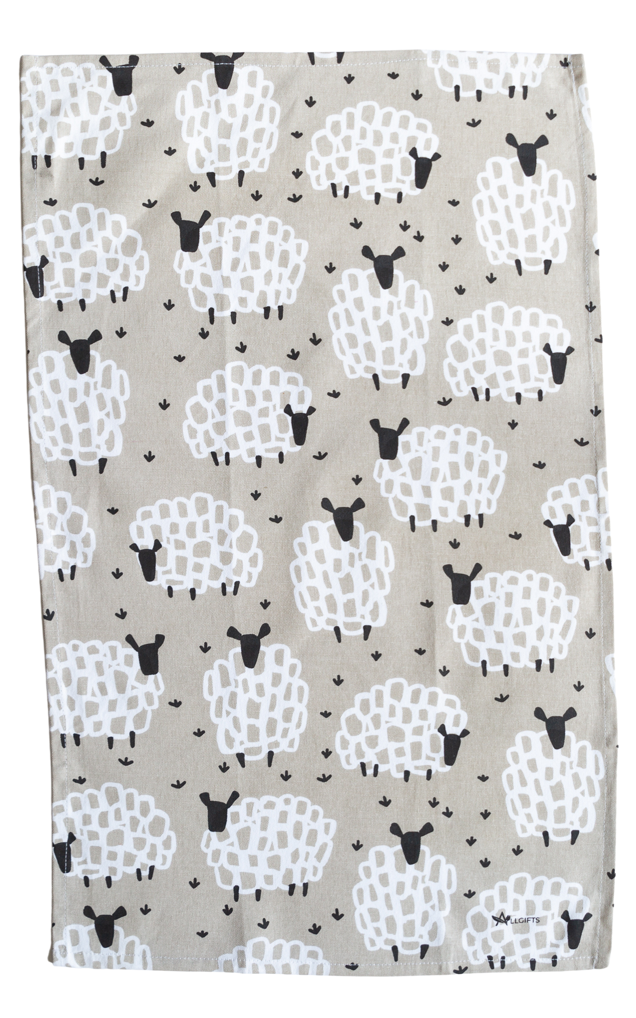 Tea Towel - Grey Sheep