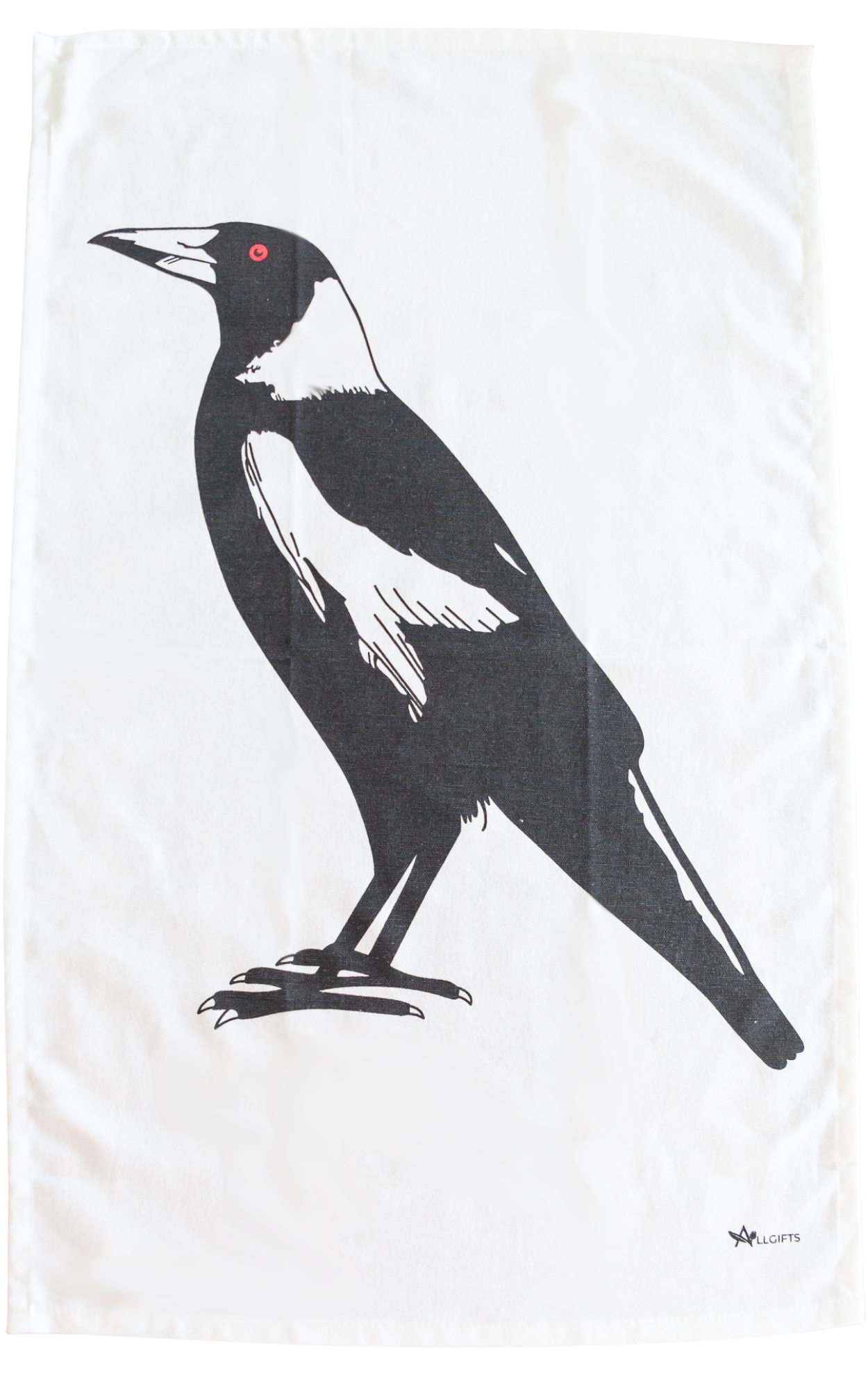 Tea Towel - Large Magpie